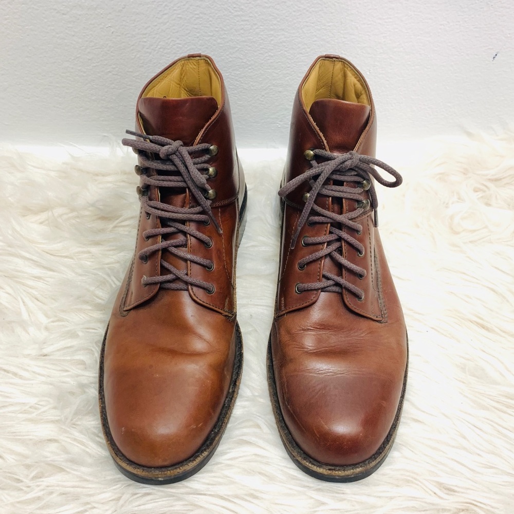 Cole Haan Liam Chukka Brown Wingtip Ankle Boots